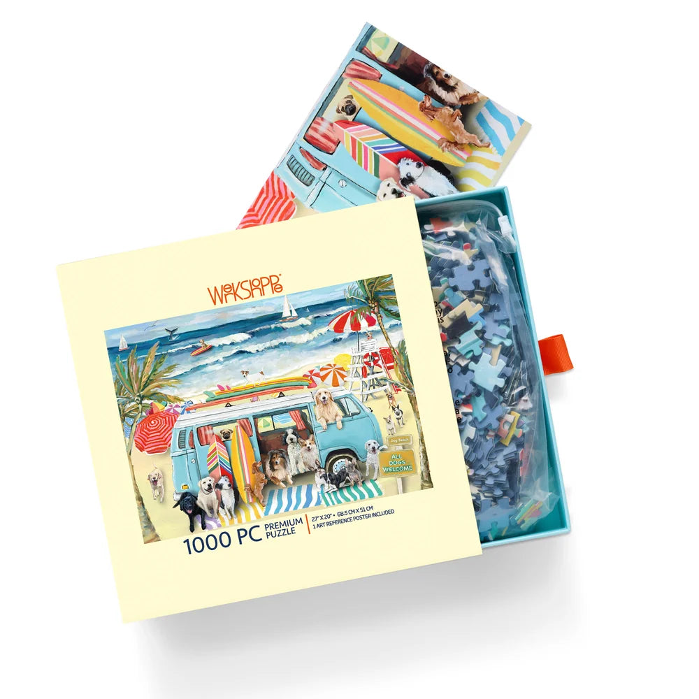 Doggie Surf School 1000 Pce - Puzzle