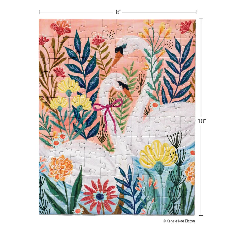 Serene Swans 100 Pce - Puzzle Snax
