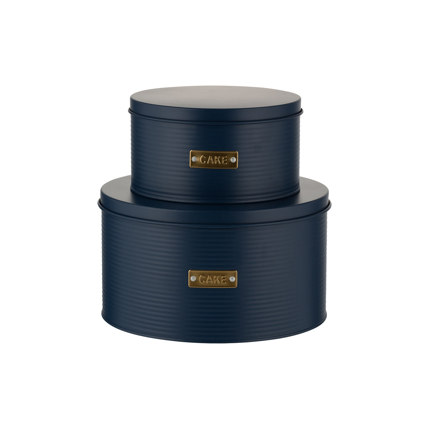 Living Cake Tins 6.7L2.5L Navy