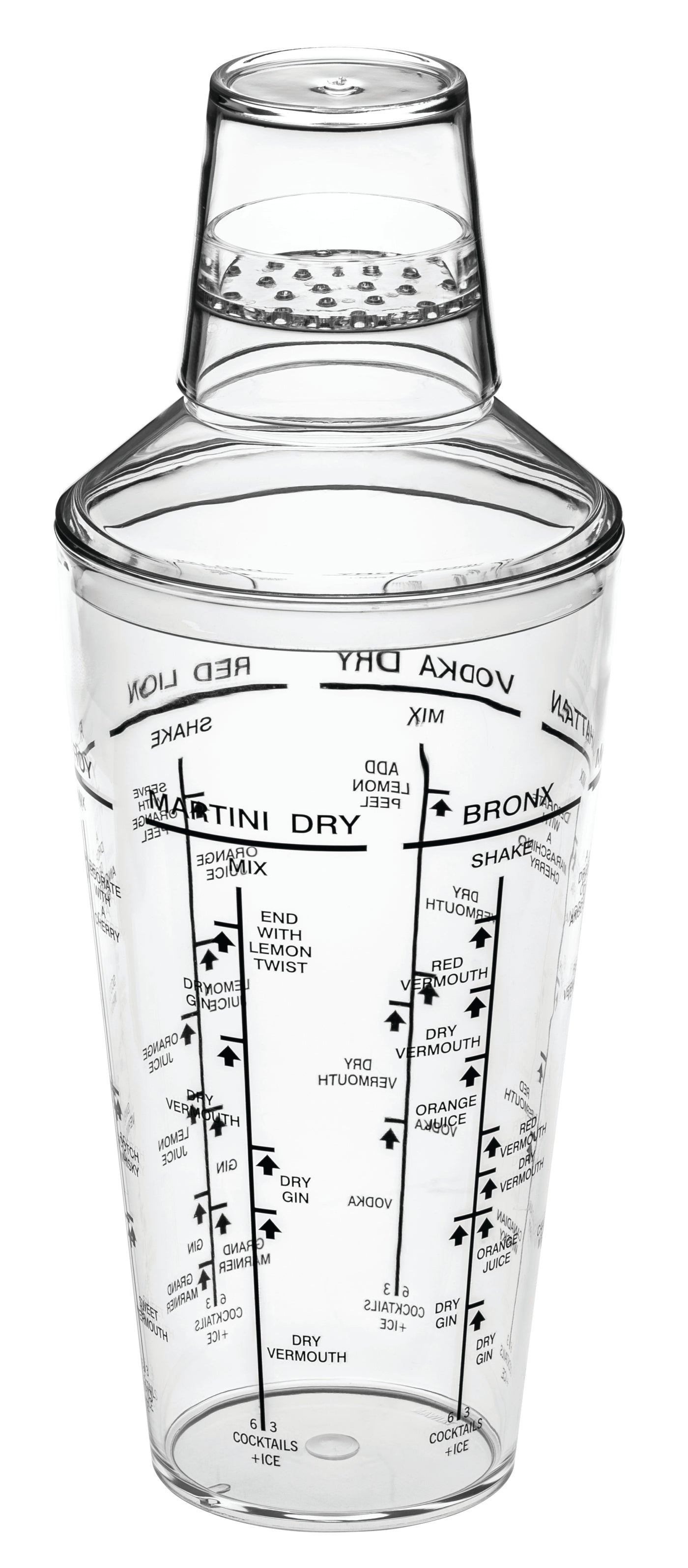 700ml Acrylic Cocktail Shaker