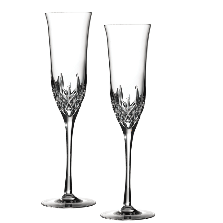 Crystal Lismore Essence Flute Pair