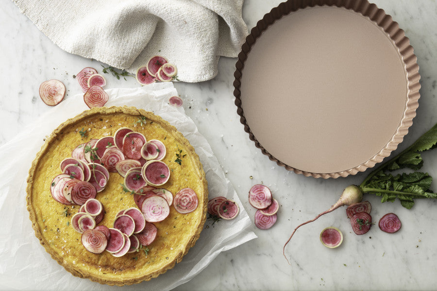 Rose Gold Quiche & Tart Pan