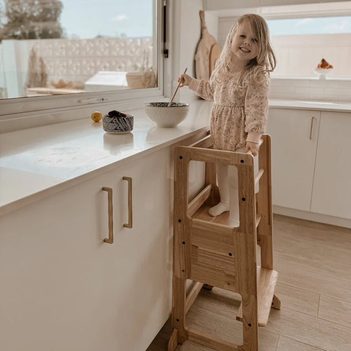 LOLA Deluxe Solid Wood Adjustable Learning Tower