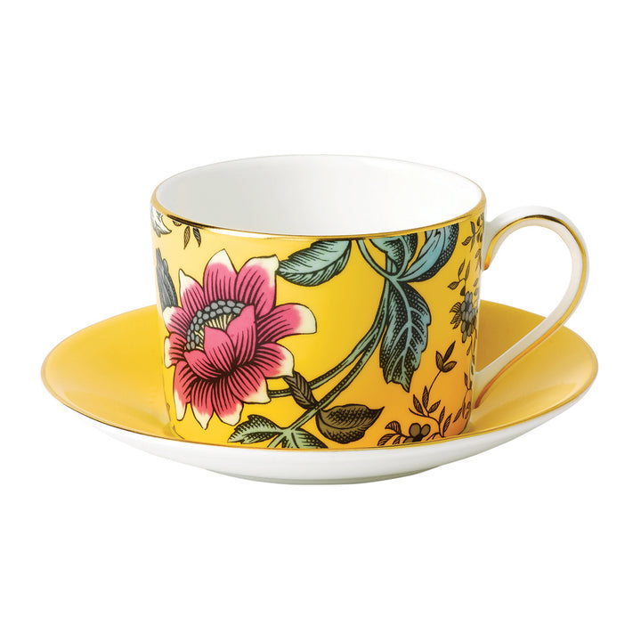 Wedgwood Wonderlust Yellow Tonquin Teacup & Saucer