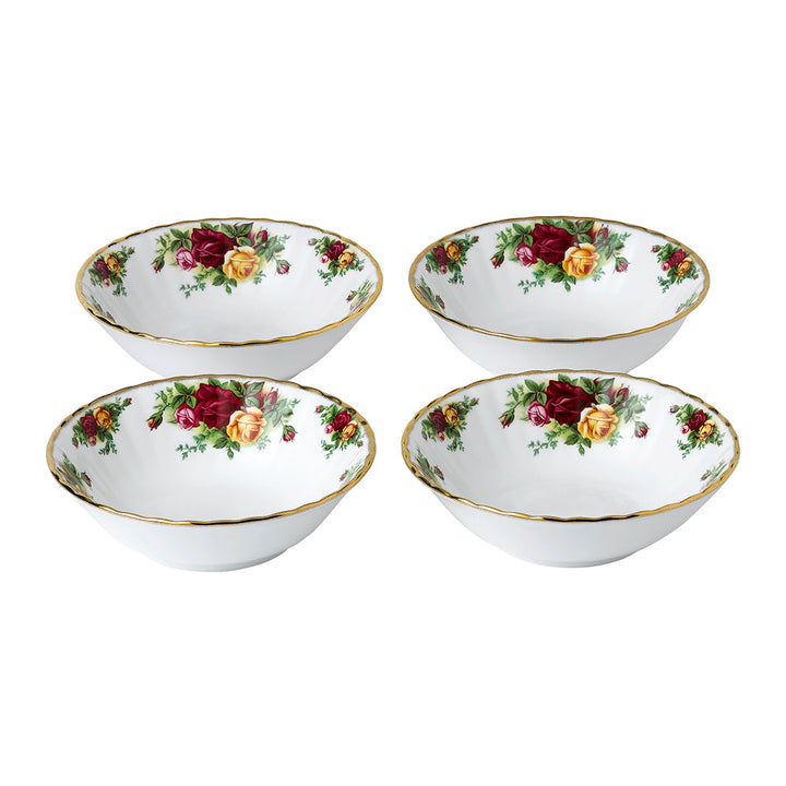 Old Country Roses Set of 4 Bowls 16cm