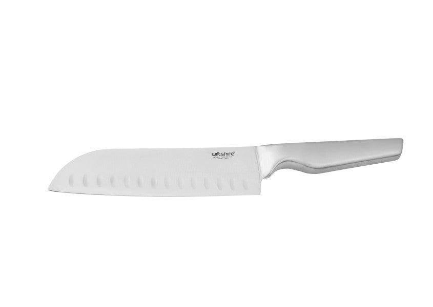 Signature Stainless Steel  Santoku 18cm