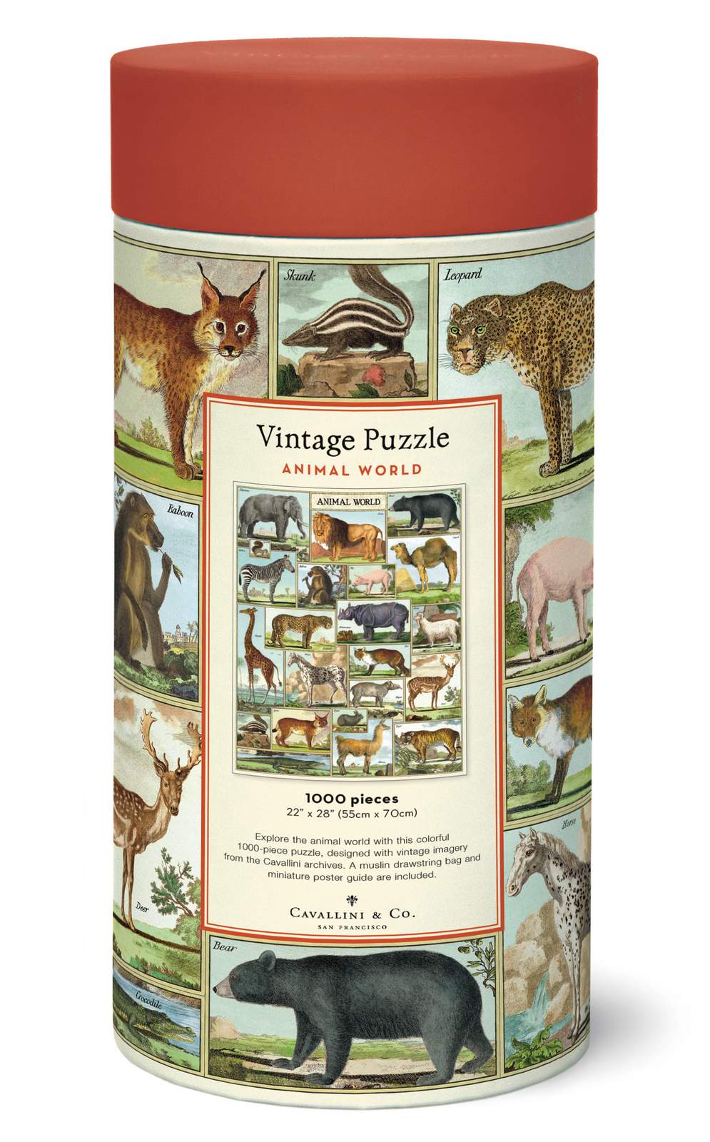 Animal Vintage Puzzle - 1000 pieces