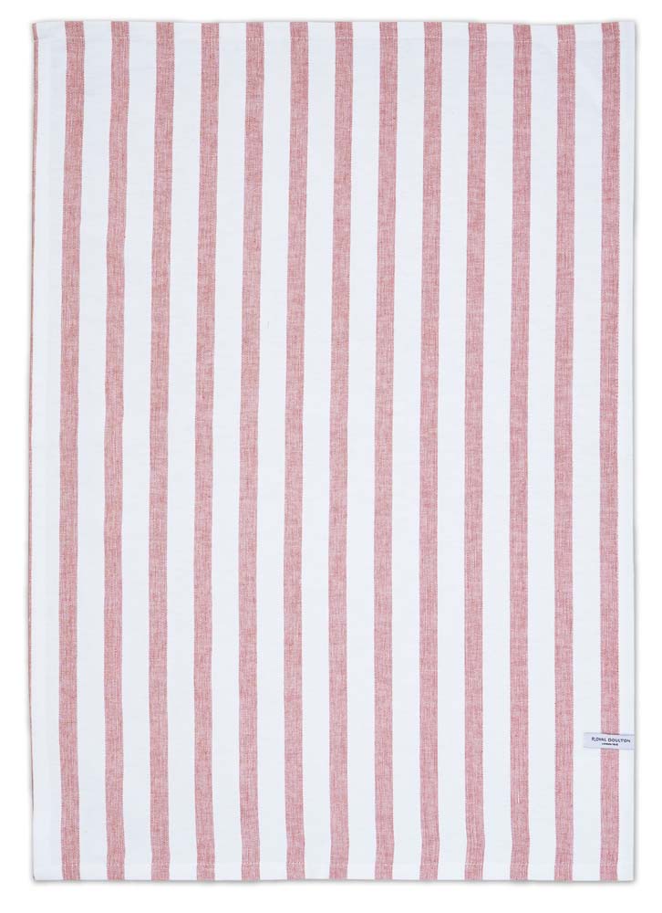 Royal Doulton 1815 Brights Tea Towel Coral Pack of 3