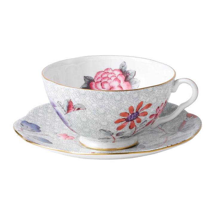 Cuckoo Green Teacup & Saucer Set