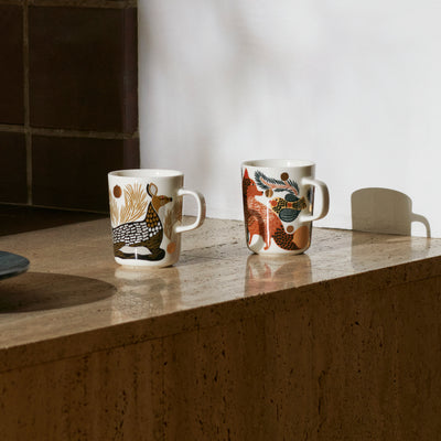 Oiva / Ketunmarja & Peura Mug Set 2,5 Dl, 2 Pcs