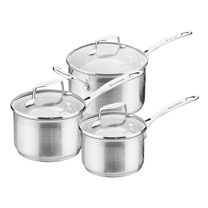 Impact 3 Piece Saucepan Set