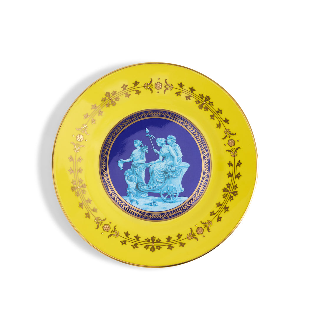 Bacchus Plate 20.6cm 8.1in Citron
