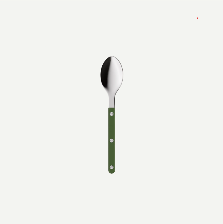 Bistrot shiny solid Teaspoon - Green
