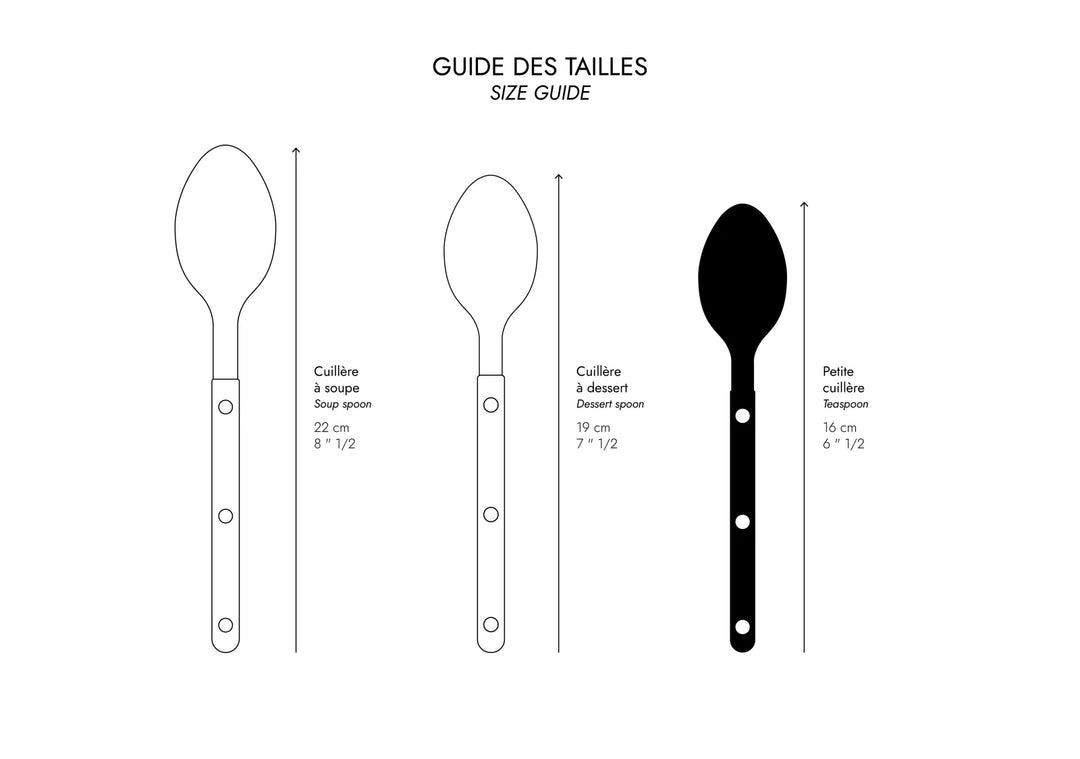 Bistrot Solid Teaspoon - Ivory