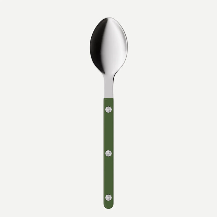 Bistrot Solid Dessert Spoon - Green