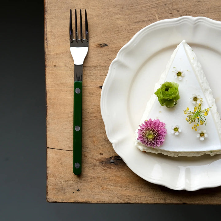 Bistrot Solid Salad Fork - Green