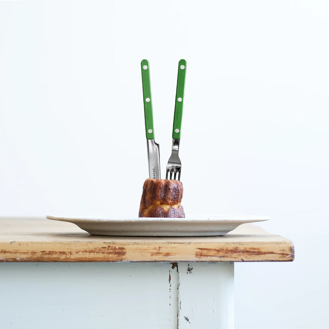 Bistrot Solid Salad Fork - Green