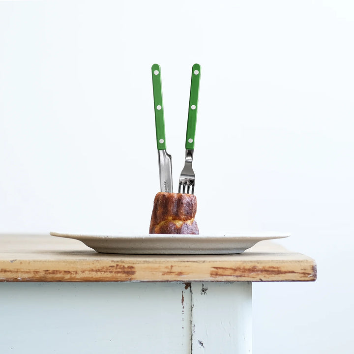 Bistrot Solid Salad Fork - Green
