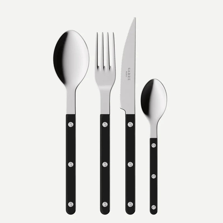Bistrot shiny solid 24 pieces setting gift box - For 6 people