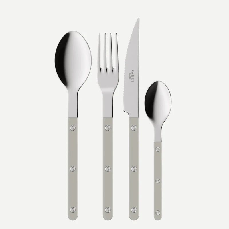 Bistrot shiny solid 24 pieces setting gift box - For 6 people