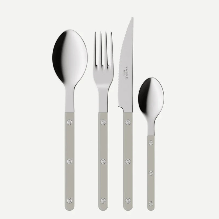 Bistrot shiny solid 24 pieces setting gift box - For 6 people