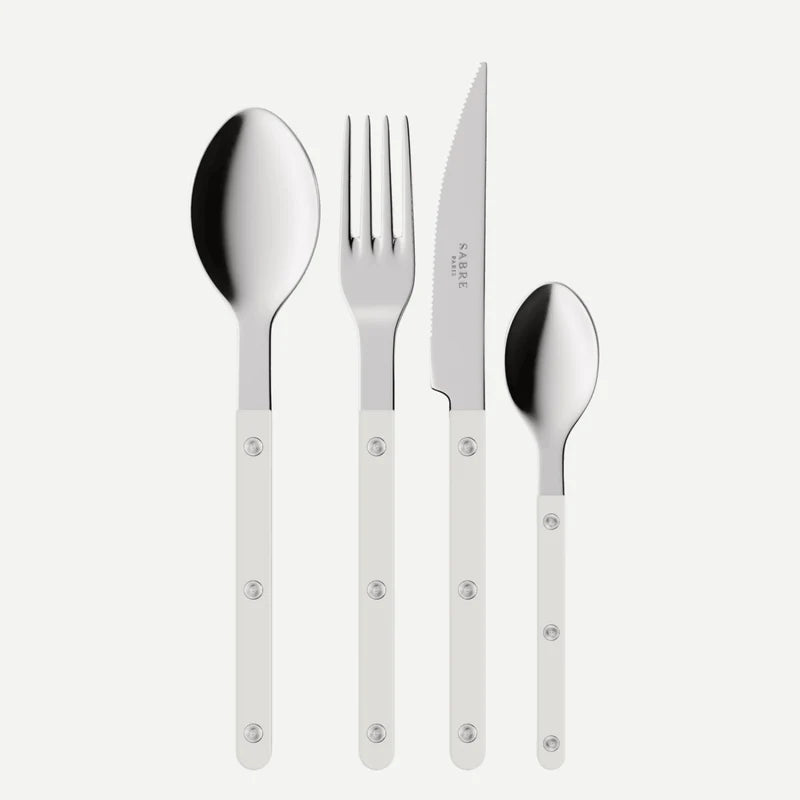 Bistrot shiny solid 24 pieces setting gift box - For 6 people