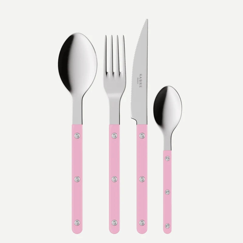 Bistrot shiny solid 24 pieces setting gift box - For 6 people