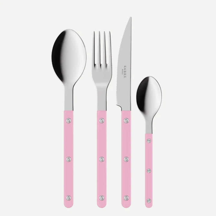 Bistrot shiny solid 24 pieces setting gift box - For 6 people