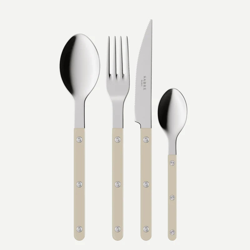Bistrot shiny solid 24 pieces setting gift box - For 6 people
