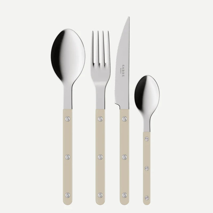 Bistrot shiny solid 24 pieces setting gift box - For 6 people