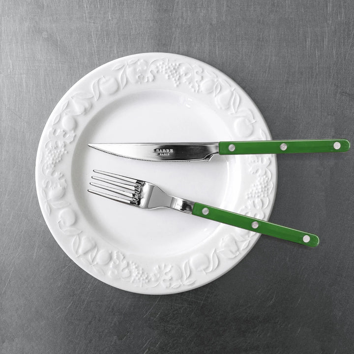 Bistrot Solid 4 pieces cutlery set - Green