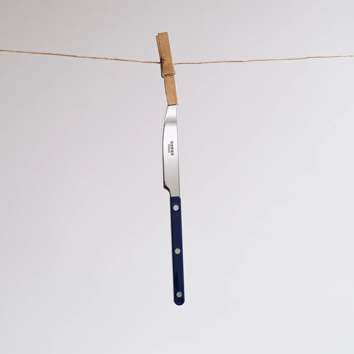 Bistrot shiny solid 4 pieces set - Navy blue