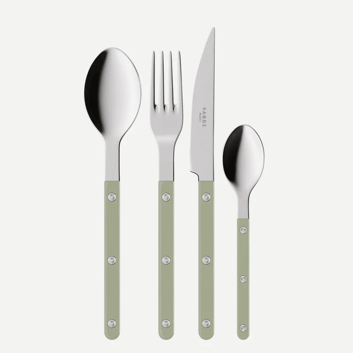 Bistrot shiny solid 24 pieces setting gift box - For 6 people