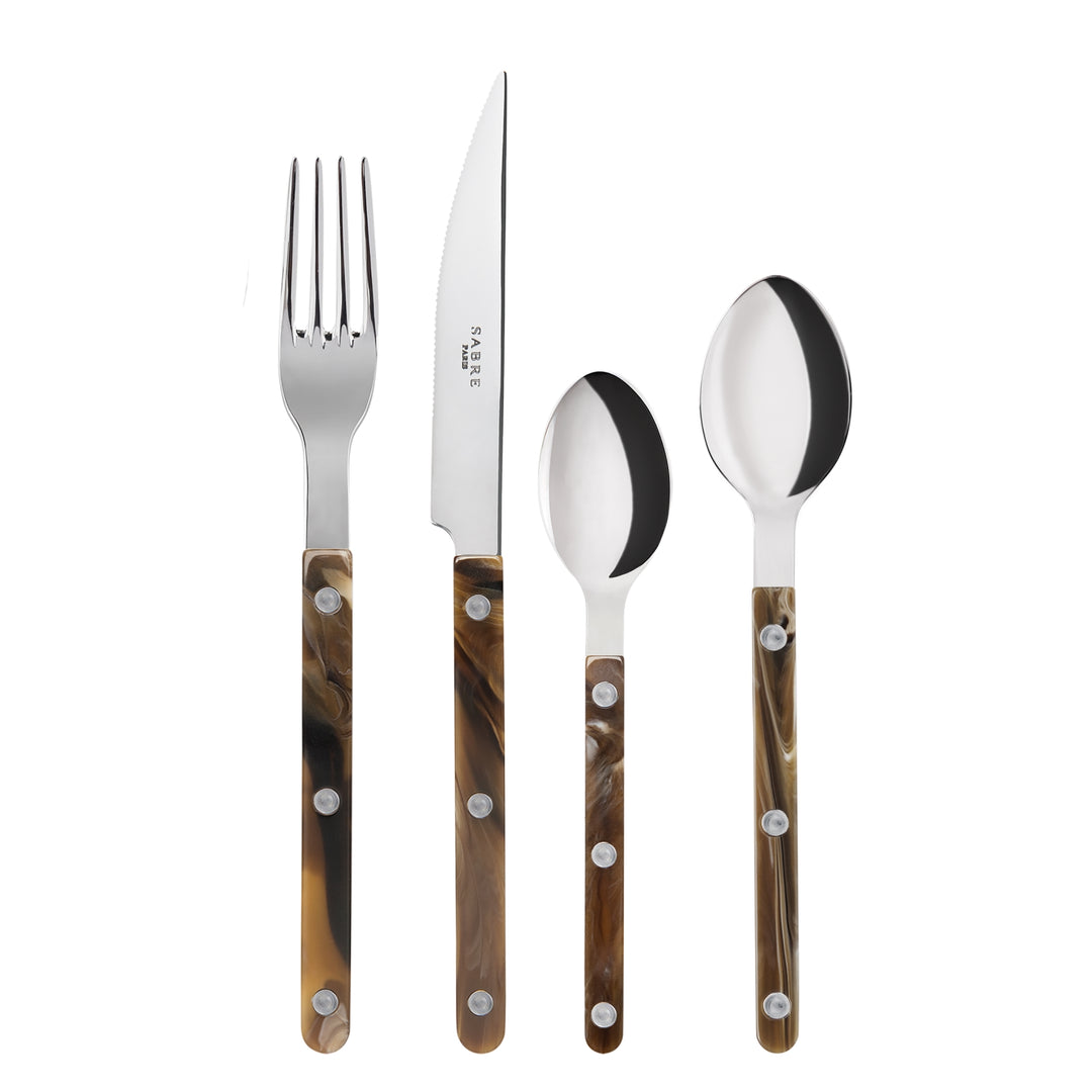 Bistrot shiny solid 4 pieces set - Buffalo