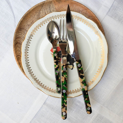 Bistrot Camouflage 5 pieces set - Green