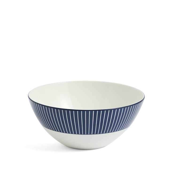 Gio Cereal Bowl 16cm Pinstripe Blue