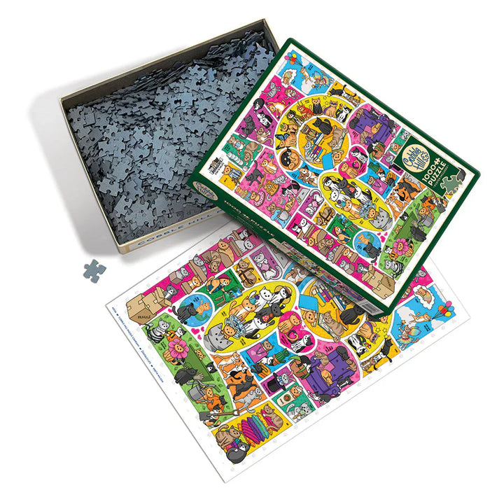 Doodlecats, 1000pcs, Compact