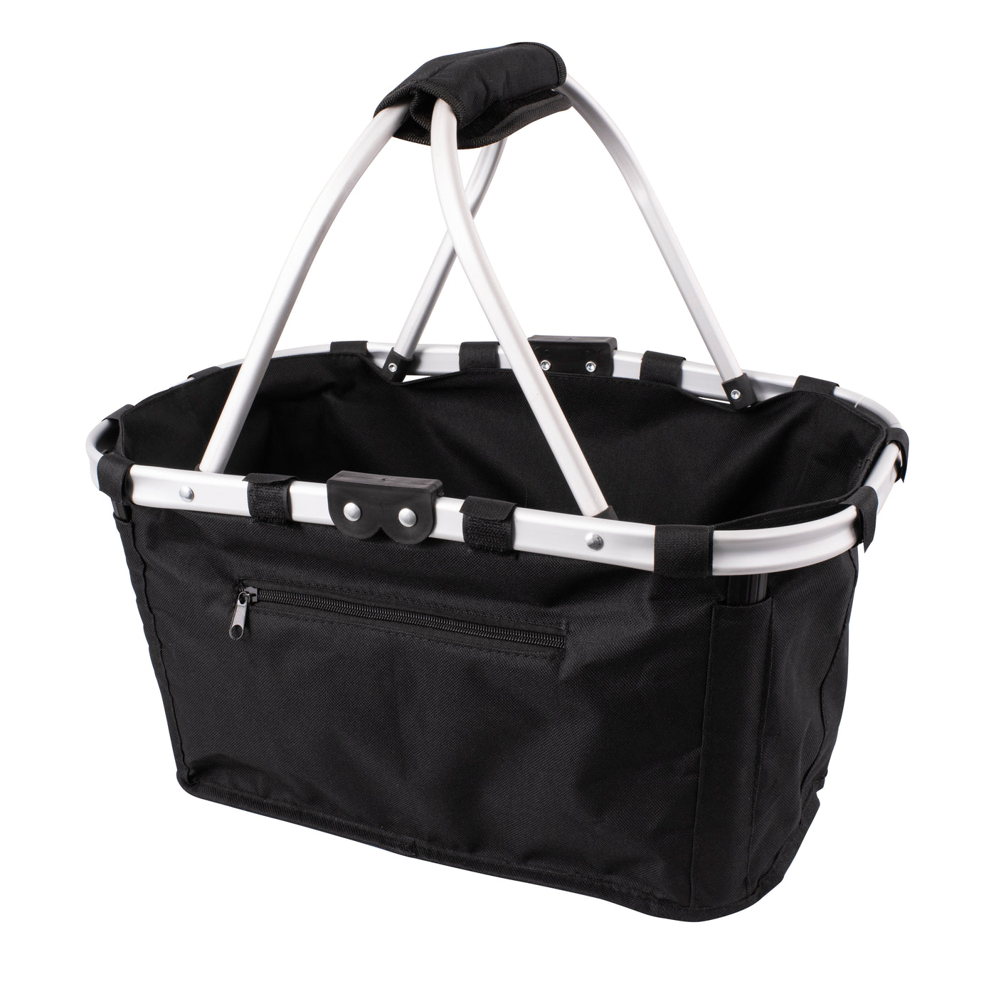 2 Handle Carry Basket Black