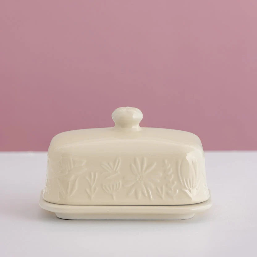 Mason Cash In The Meadow Cream Butter Dish