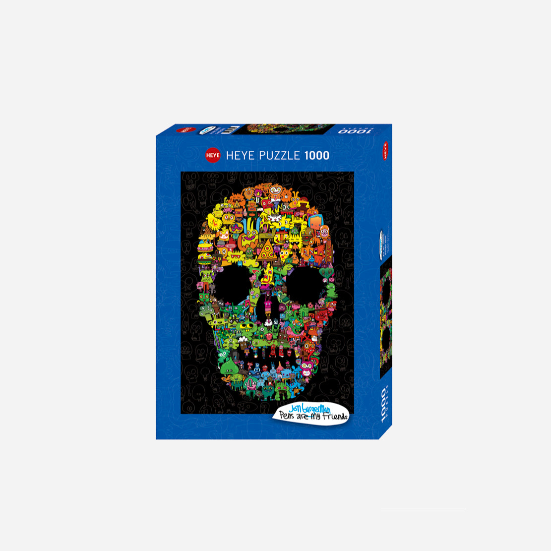 Doodle Skull - 1000 piece pizzle