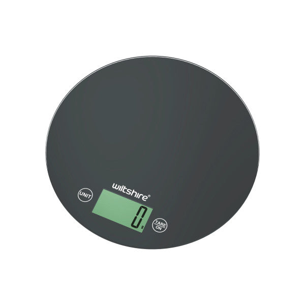Slimline Scale Round Blk