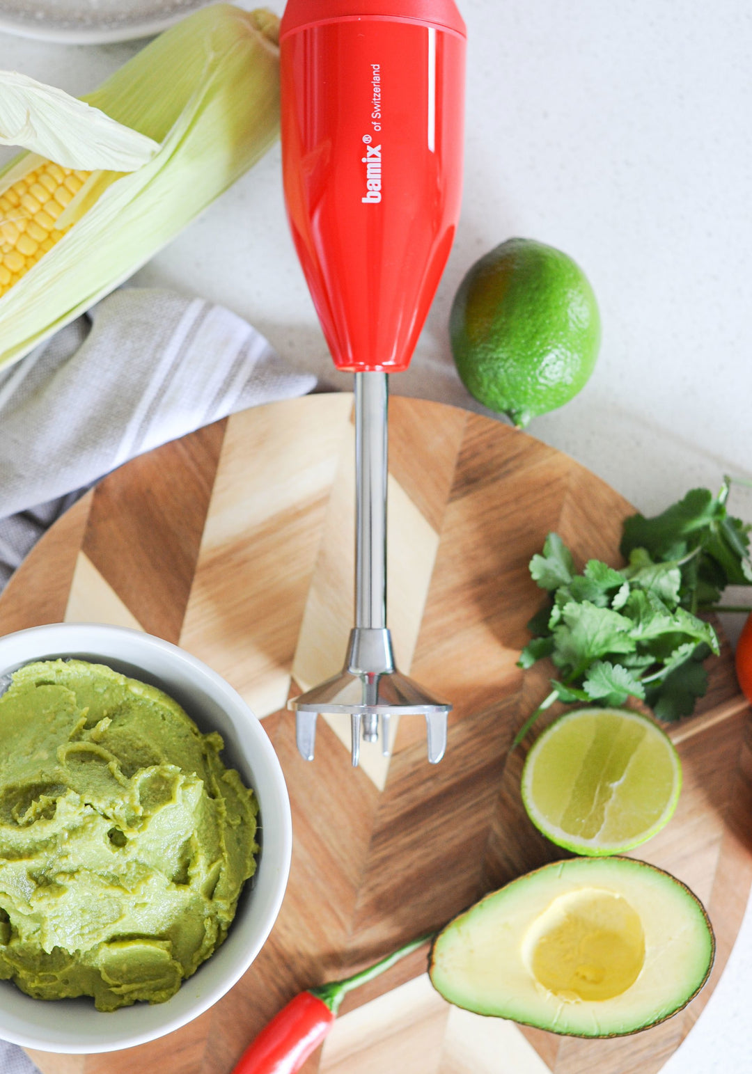 Classic Immersion Blender 140W Red