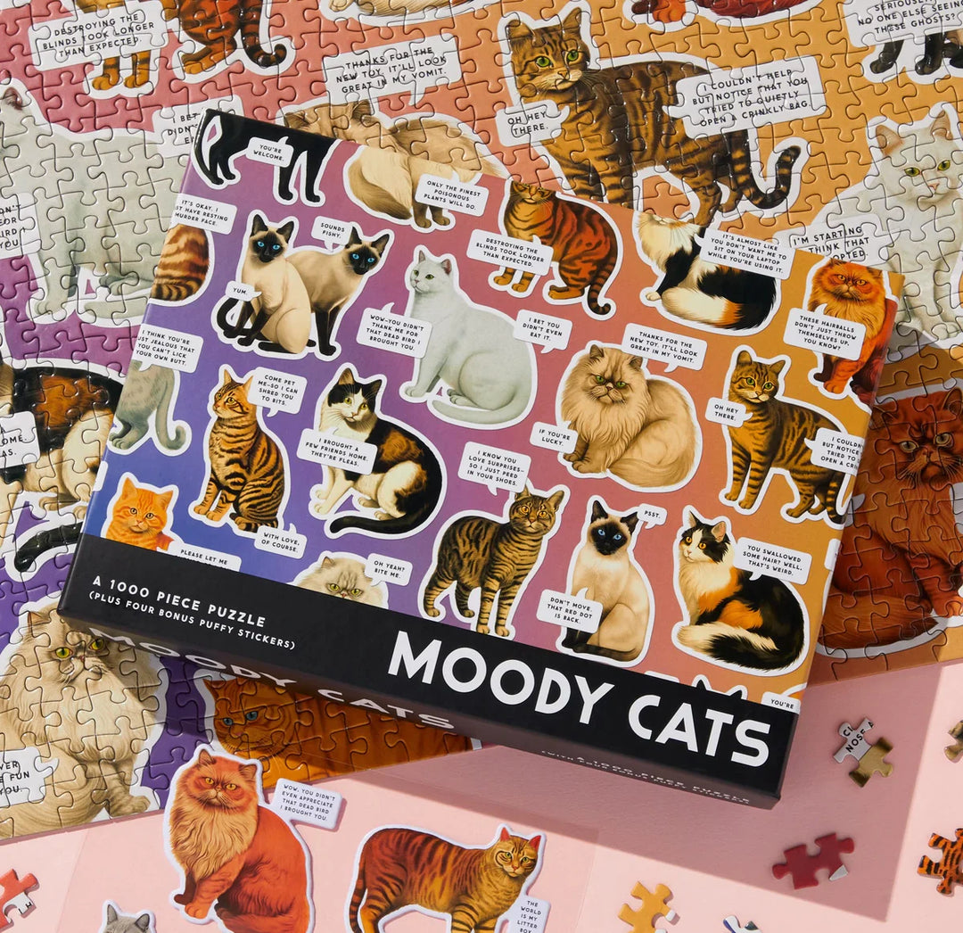Moody Cats - 1000 Piece Puzzle