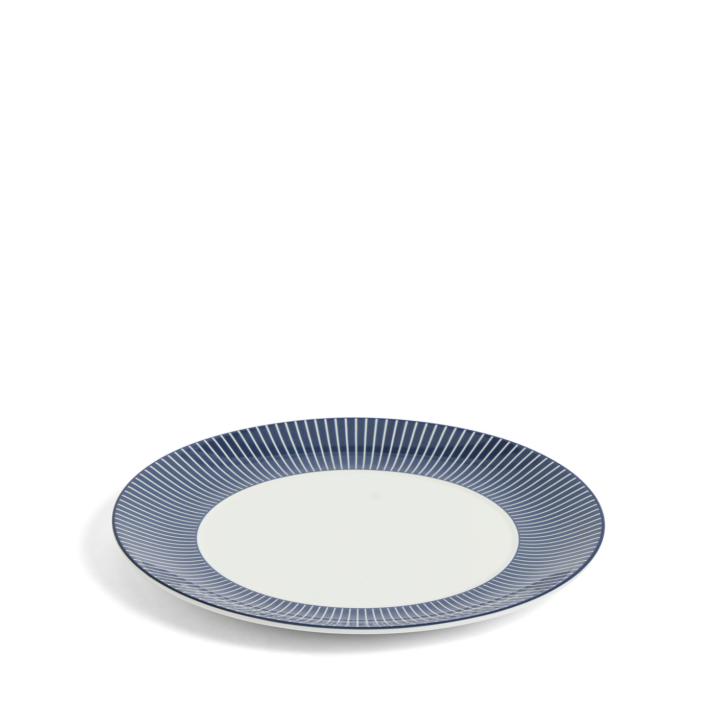 Gio Plate 23cm Pinstripe Blue