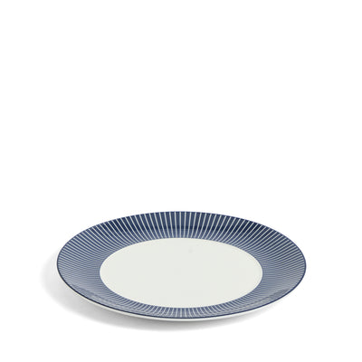 Gio Plate 23cm Pinstripe Blue