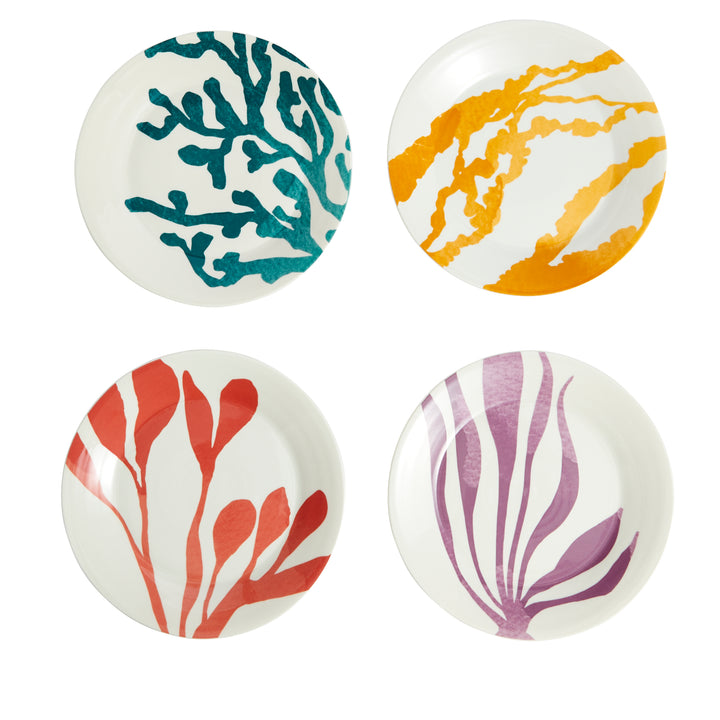 1815 Bright Plate 24cm Mixed Pattern Set of 4