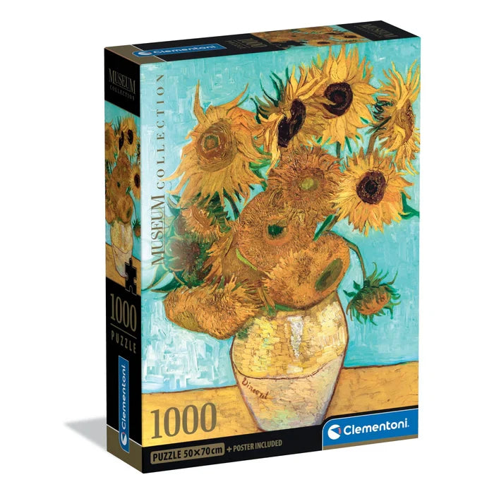 Sunflowers, Museum, 1000pcs, Compact