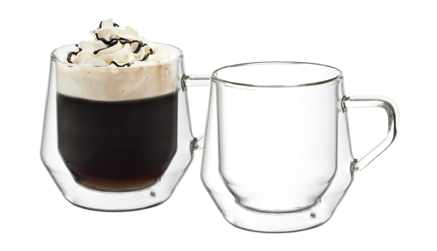 Capri Double Wall Glass 250ml 2pc