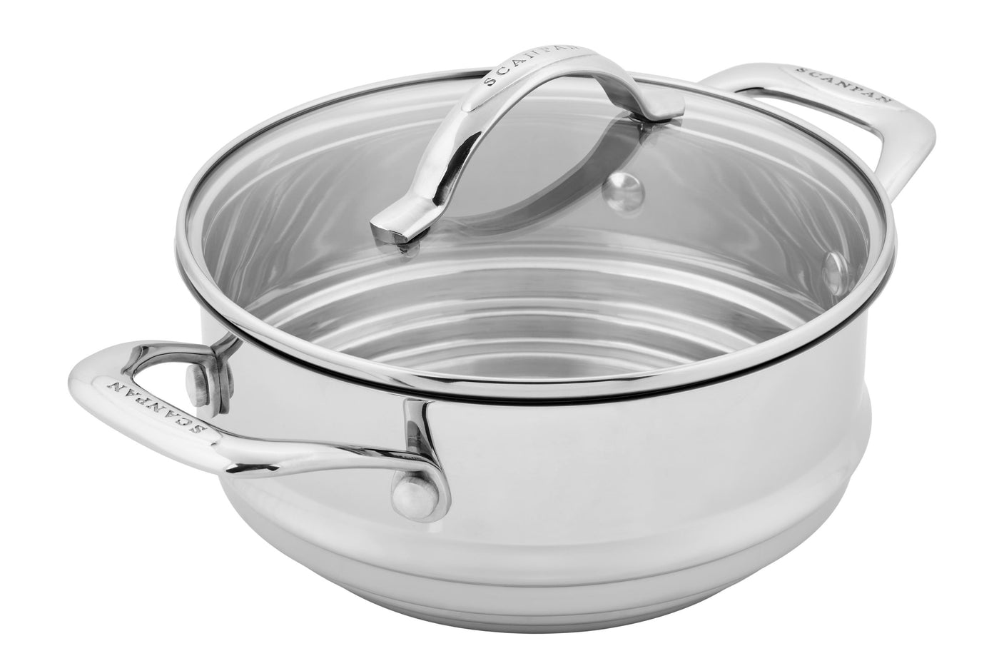 STS M/Stmer+Lid To Fit16/18/20cm