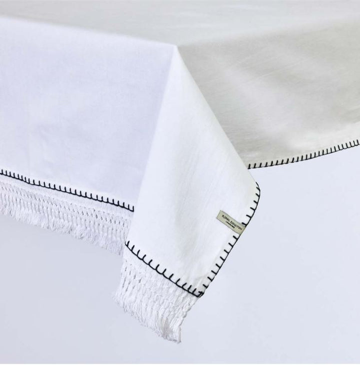 Napery Pacific Blue Tablecloth 150x230cm